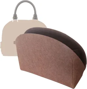 Lckaey Women Alma Organizer Bag for Alma BB PM MM GM insert Felt Purse Organizer 1004brown-XL（NLMA-PM