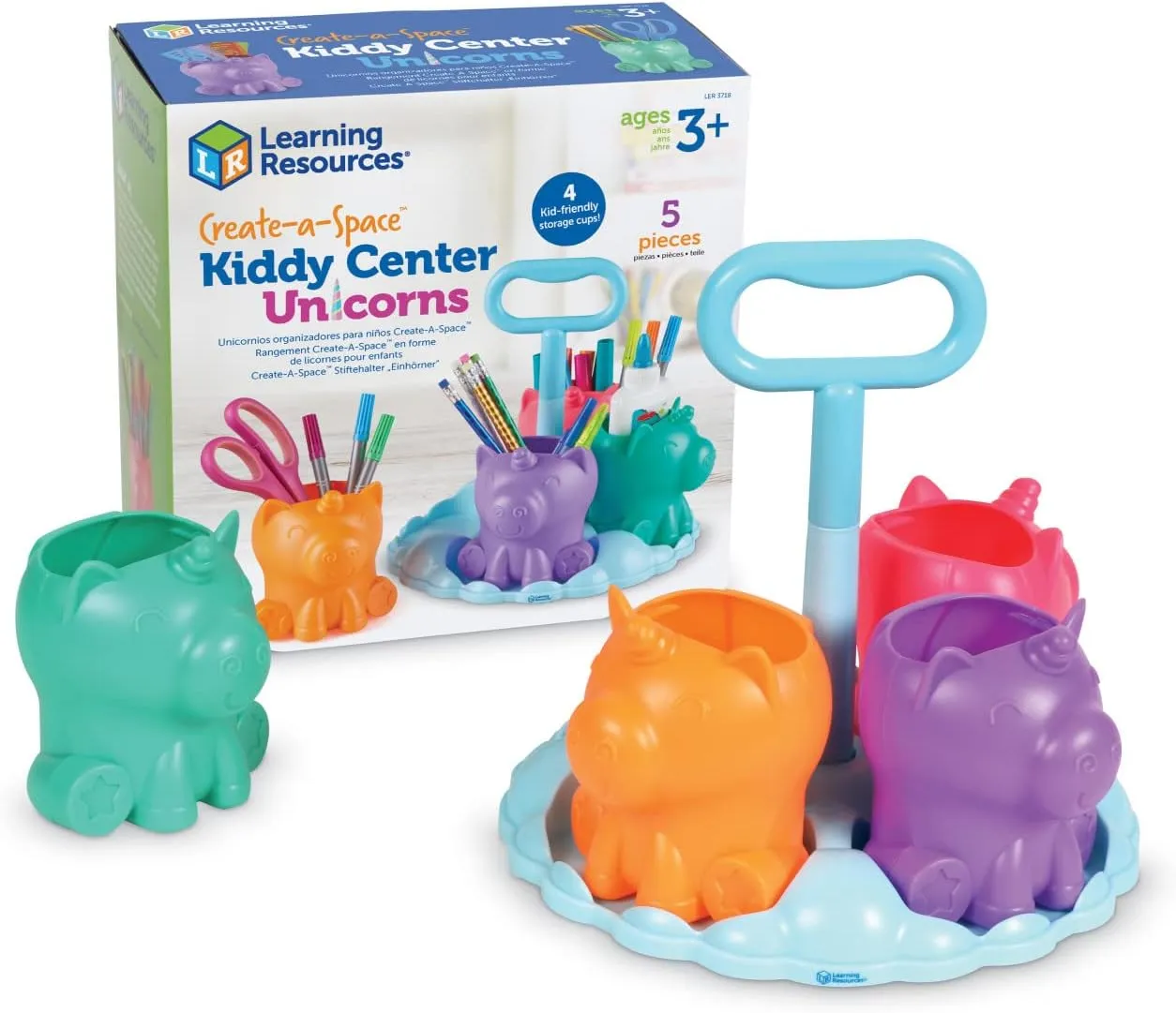 Learning Resources Create-a-Space Kiddy Center: Unicorns!