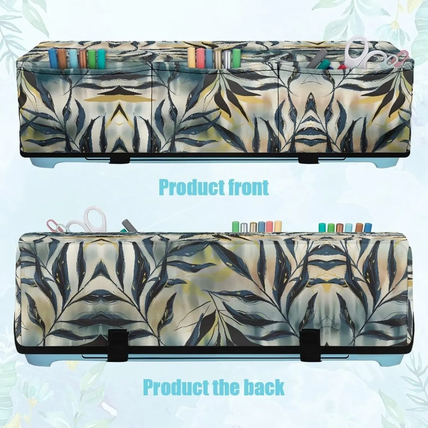Leaves Carrying Case Cover with Pockets Protective Carrying Case Bag Waterproof Cutting Machine Accessories Durable Stain Resistant Organizer Accessories