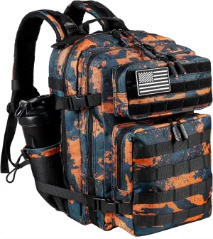 LHI Tactical Military Backpack for Men and Women 25L/35L Army Assault Pack Bag Small Rucksack with Bottle Holder