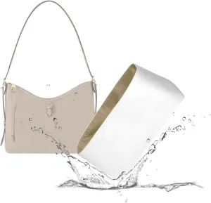 Lightweight Purse Insert Fit for LV Carryall, Waterproof Dupontpaper Surface and Silky Satin Lining (PM, Gris Tourterelle)