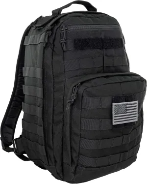 LINE2design First Aid Trauma Military Sport Backpack - Tactical Molle Bag -Black