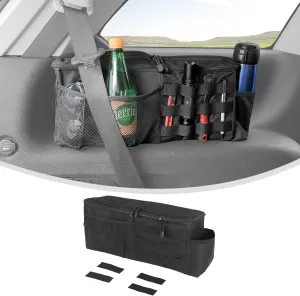 Linskip Trunk Essentials Bag Fit for 2011-2020 Dodge Journey - Oxford Fabric Cargo Organizer with 3 Rows of Molle Straps, Waterproof and Durable Multi-Compartment Design