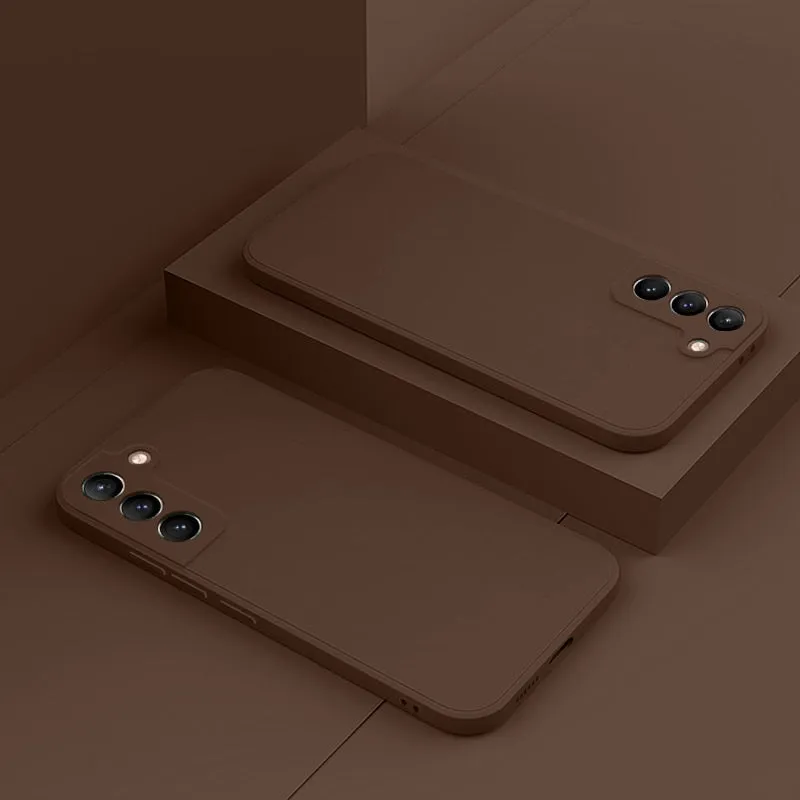 Liquid Silicone Soft Thin Case for Samsung Galaxy