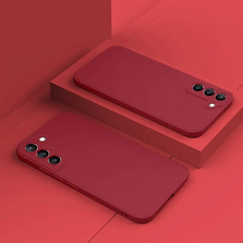 Liquid Silicone Soft Thin Case for Samsung Galaxy