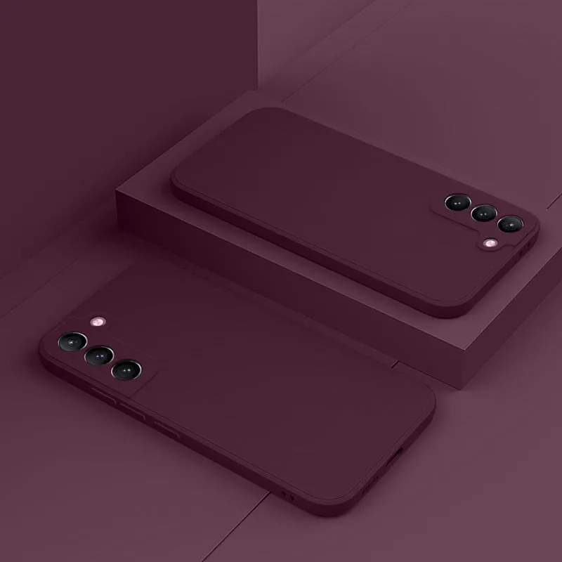 Liquid Silicone Soft Thin Case for Samsung Galaxy