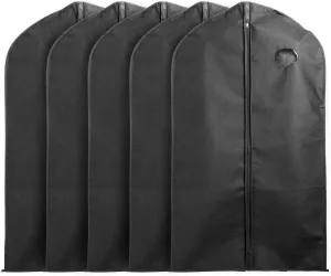 LKOP Garment Bag, 5 Pack Garment-shoulder-covers Clothes bags Storage bins Closet organizers and storage Shoe organizer Travel accessories Organization and storage Shoe storage Closet organizer