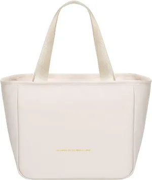 Lunch Bag Women Insulated - 10L Lunch Tote Bag for Women Work, Polyurethane Small Cute Lunch Bag Cooler fo