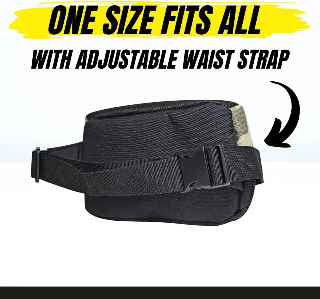Lunkerhunt Fishing Tackle Sling Bag with Adjustable Strap - Water-Resistant TPE Fabric