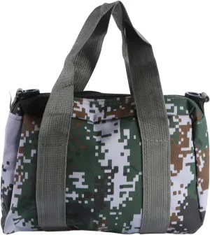 Lurrose Heavy Duty Waterproof Camo Tool Bag Zipper Tool Storage Pouch for Outdoor Camping and Diy