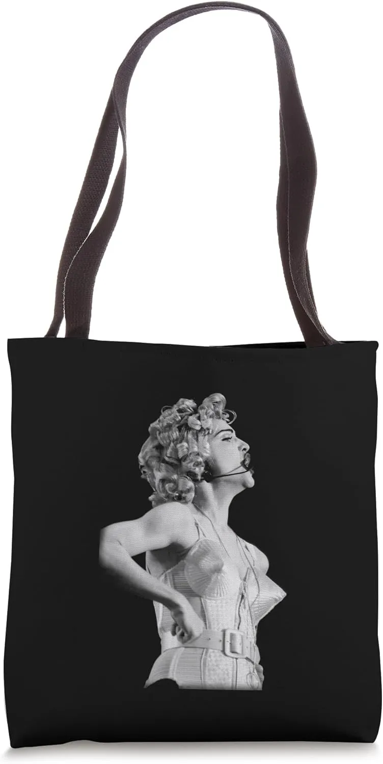 Madonna Iconic Pink Corset Blonde Ambition By Stephen Wright Tote Bag