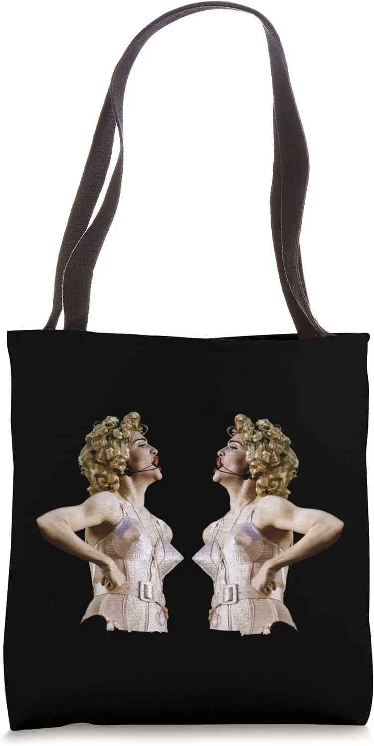 Madonna Mirrored Corset Blonde Ambition By Stephen Wright Tote Bag