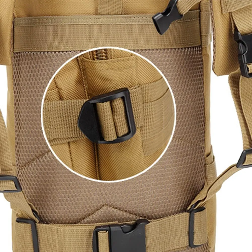 Magik 30L Military Tactical Bag Camping Outdoor EDC Travel Rucksack Hiking Backpack (Khaki)