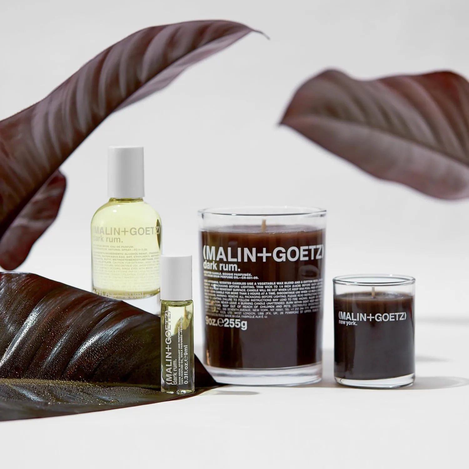 Malin   Goetz Dark Rum Perfume Oil, 0.3 Fl. Oz. - Men & Women Dark & Spicy Modern Scented Oil, Fragrance Oil, Roll On Mini Perfume Body Oil, Vegan & Cruelty-Free (Pack of 1)