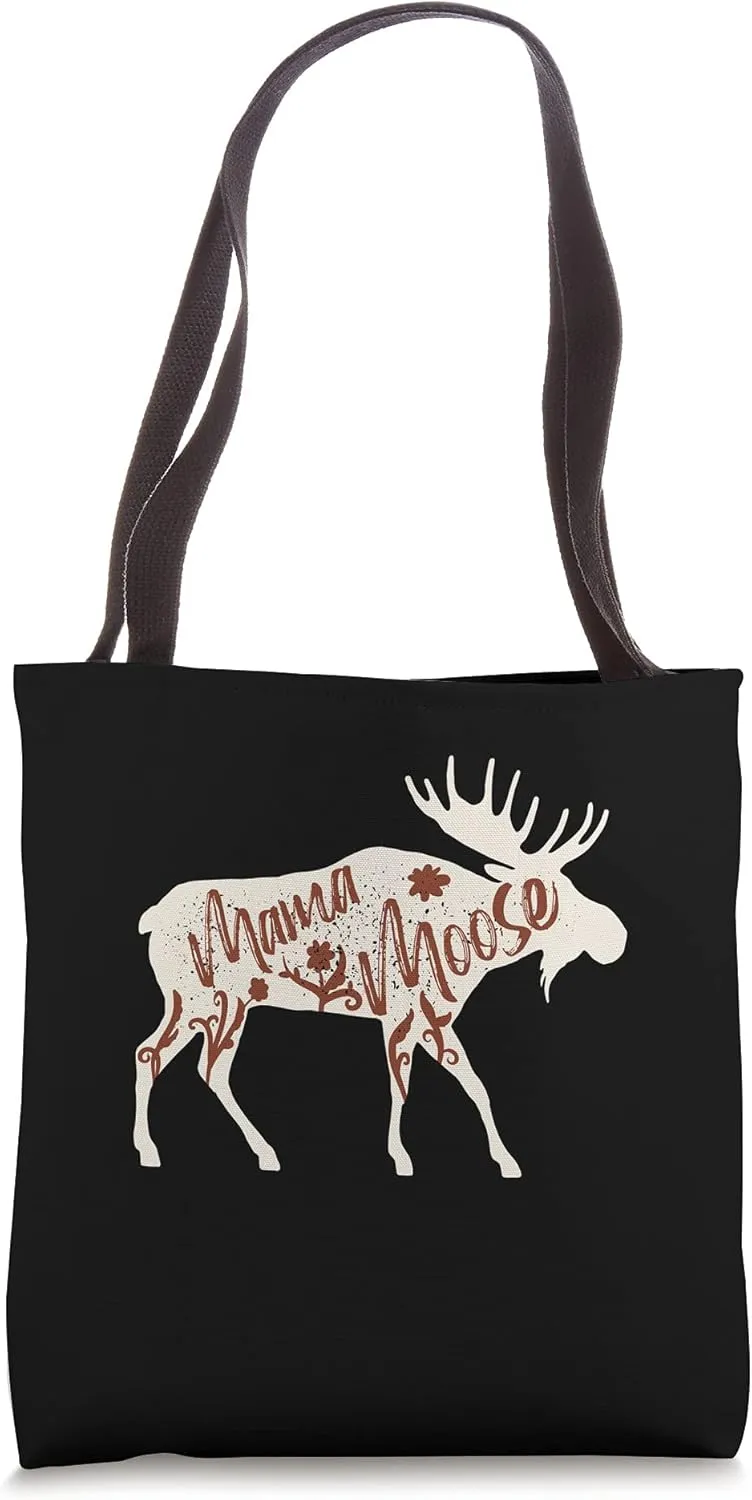 Mama Moose Boreal Habitat Largest Deer Specie Mother's Day Tote Bag