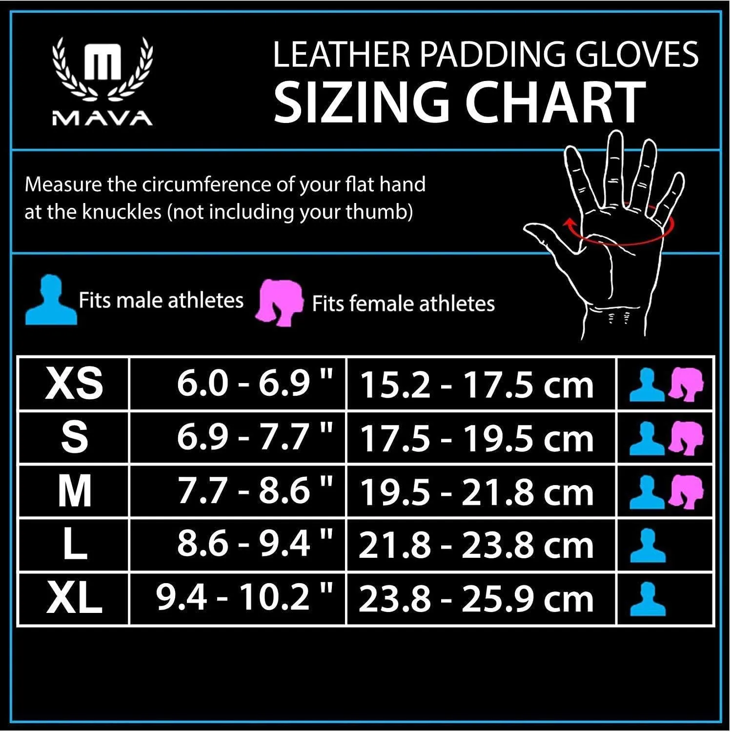 Mava Sports Leather Padding Gloves Cross Training Gloves with Wrist Support for WODs,Gym Workout,Weightlifting & Fitness-Leather Padding, No Calluses-Suits Men & Women-Weight Lifting