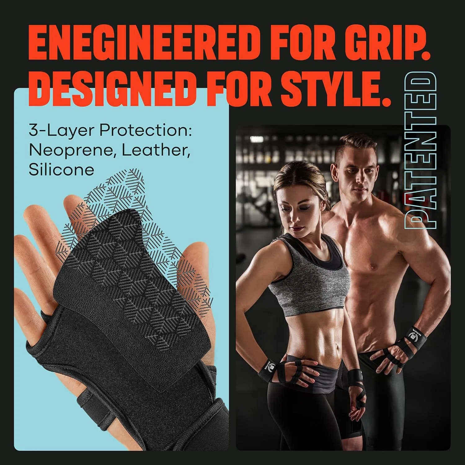 Mava Sports Weight Lifting Gloves with Wrist Support, Work Out Gloves, Gym Gloves - Great for Cross Training, Pull Ups, Calisthenics and Gym, Workout Gloves for Men & Women