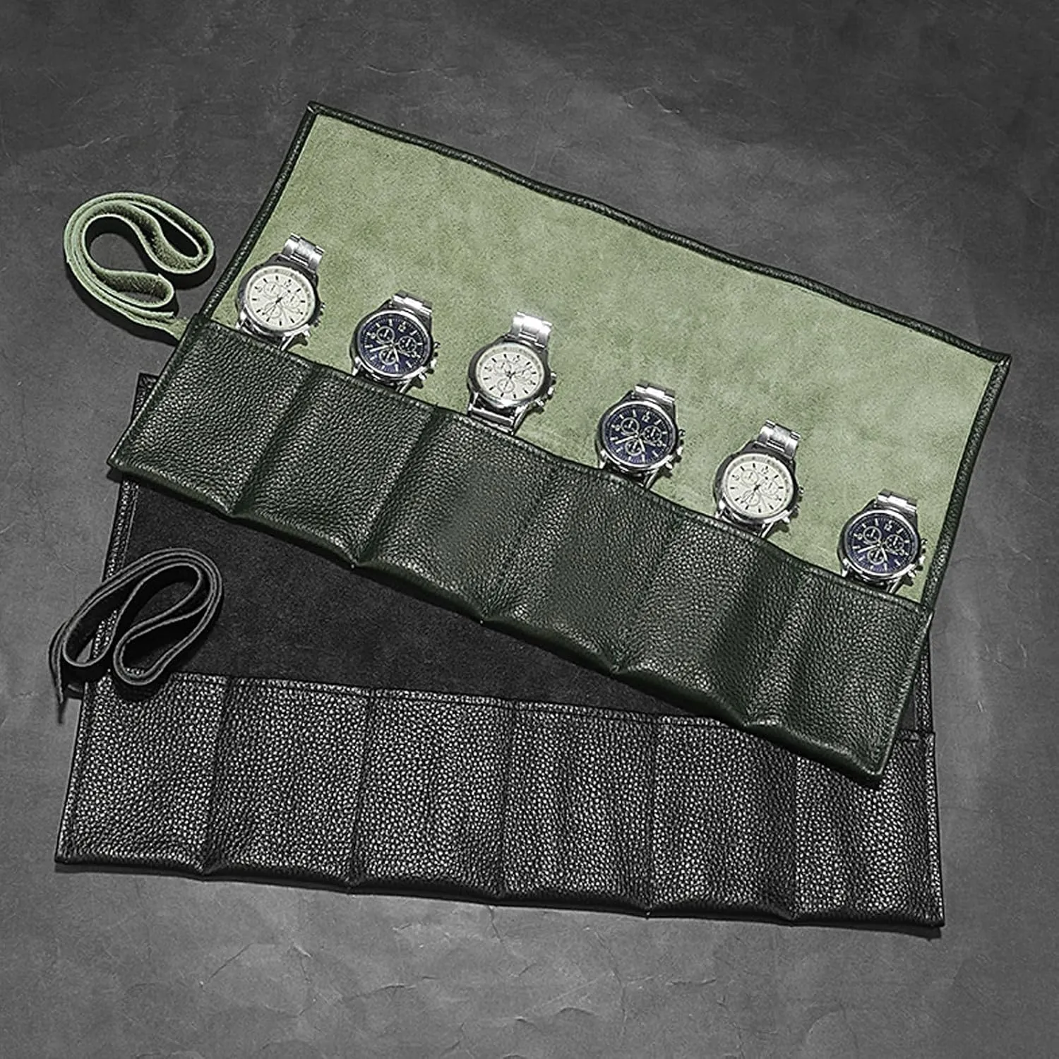 Mechanical Watch Carrying Case Travel Watches Protector with Protective Soft Lining Scratch Timepieces Holder