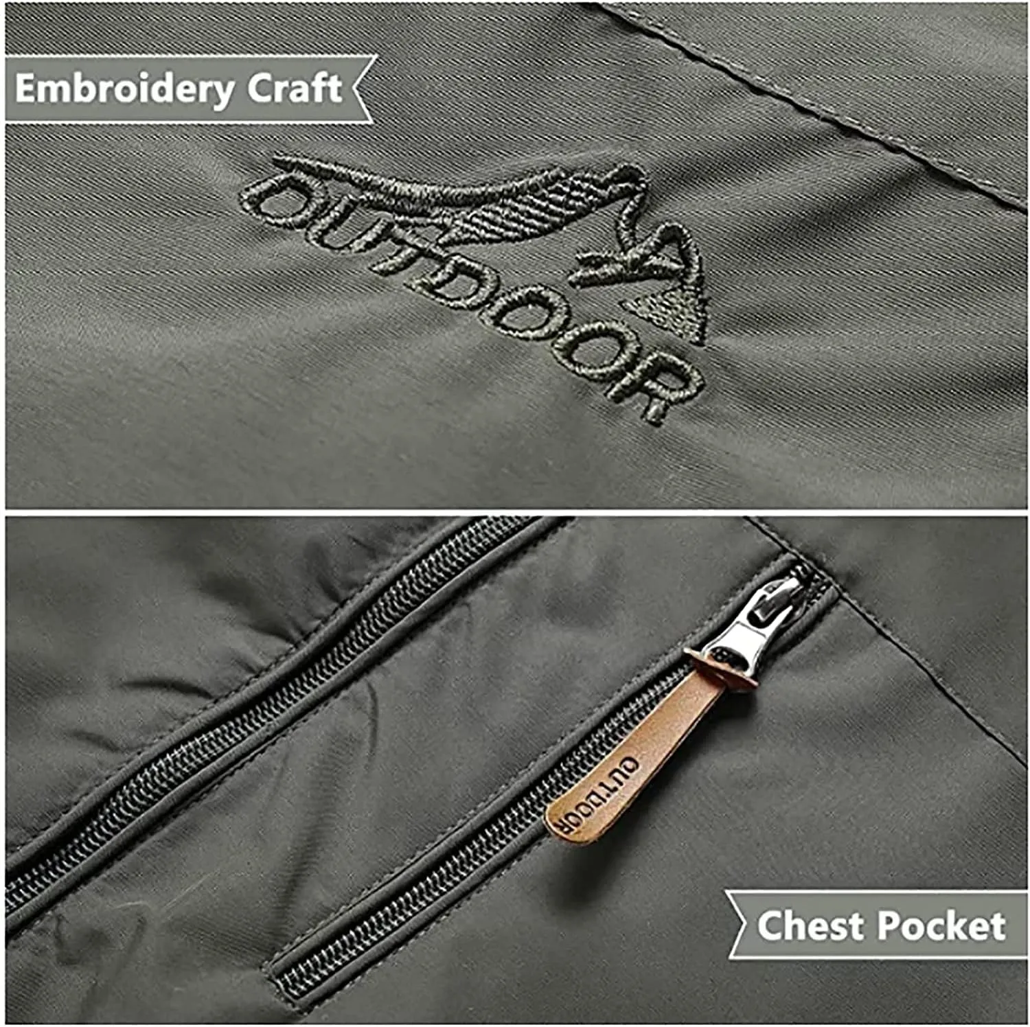 Men's Warm Ski Jacket, Lined Winter Jacket, Water-Repellent Functional Jacket with Detachable Hood