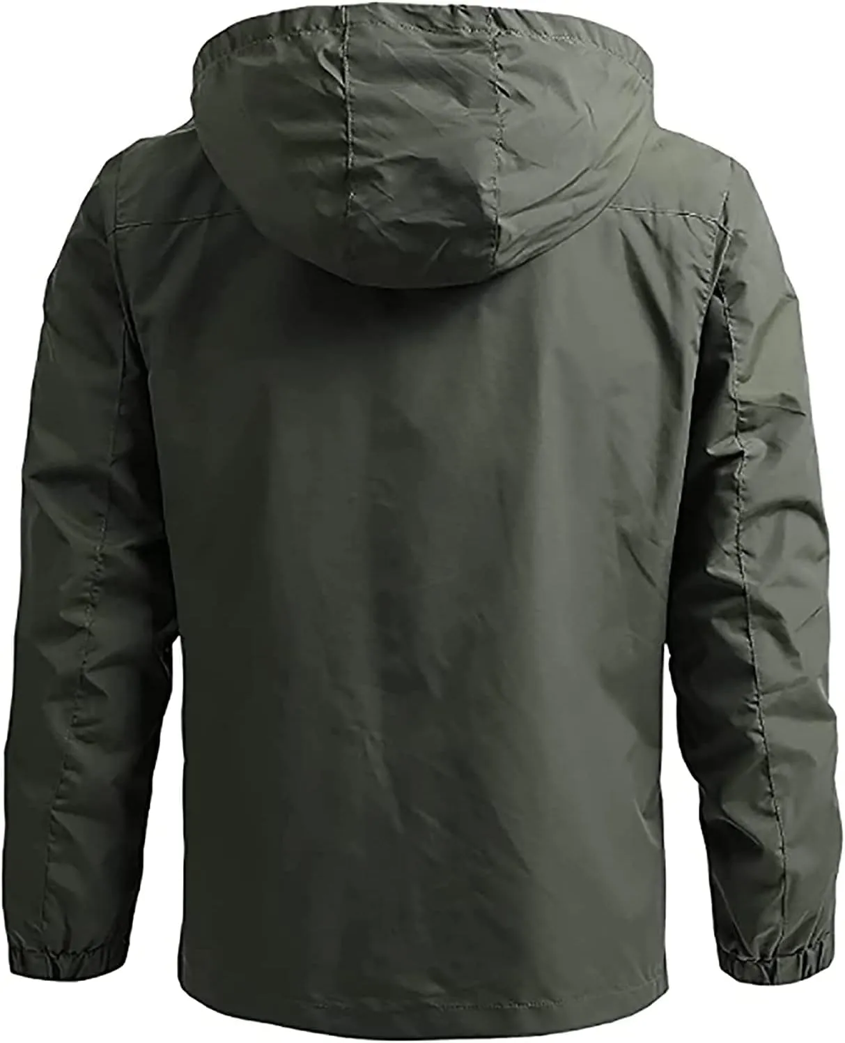 Men's Warm Ski Jacket, Lined Winter Jacket, Water-Repellent Functional Jacket with Detachable Hood