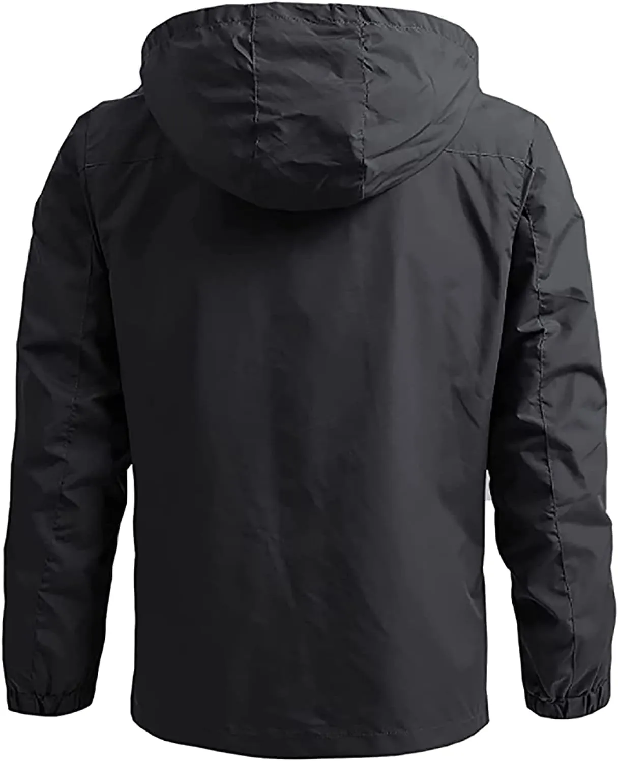 Men's Warm Ski Jacket, Lined Winter Jacket, Water-Repellent Functional Jacket with Detachable Hood