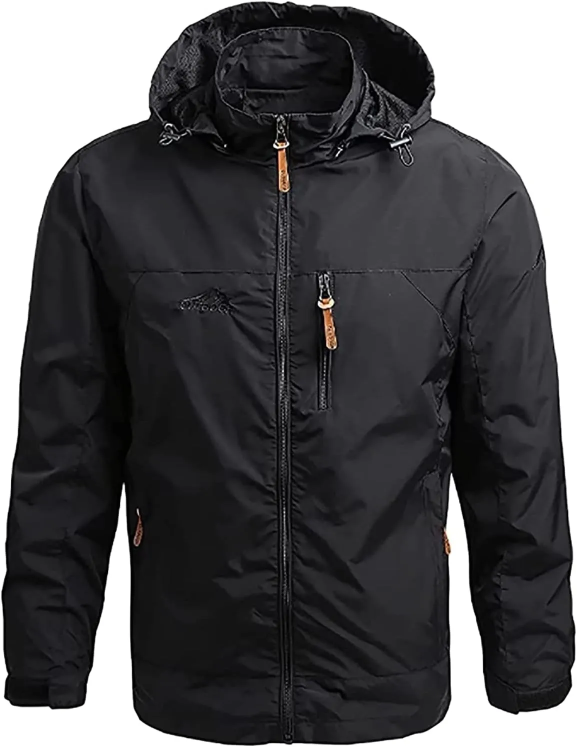 Men's Warm Ski Jacket, Lined Winter Jacket, Water-Repellent Functional Jacket with Detachable Hood