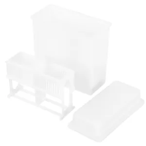 Microscope Slide Organizer Slots Staining Rack Storage Jar Lab Equipment Plastic