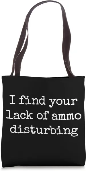 Military Ammo Shortage Joke – 2A Veteran Humor Tote Bag