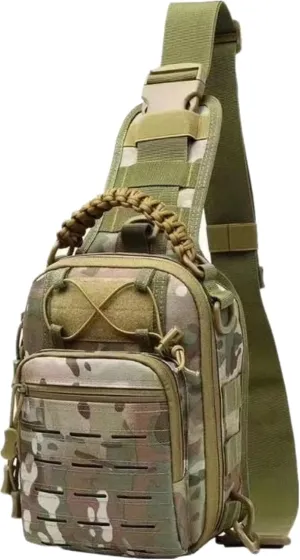 Military Tactical Shoulder Bag Sling Backpack Men Outdoor Chest Bag Climbing Camping Fishing Trekking Molle Bags