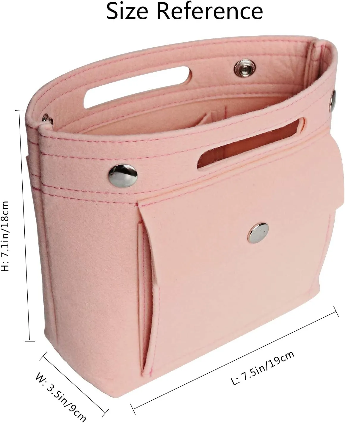 Mini Tote Purse organizer insert, Felt lightweight Handbag Organizer Fits LV Neverfull PM, Speedy 25, NOÉ BB, NeoNoe