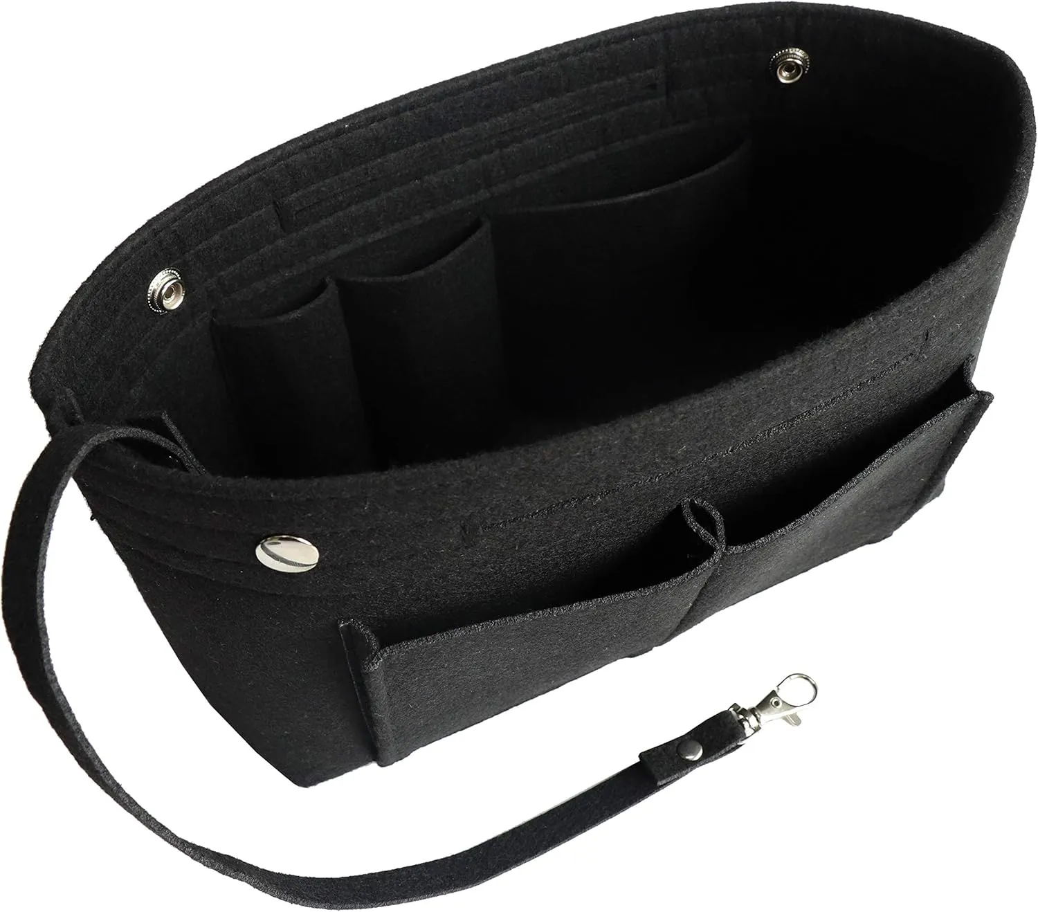 MISIXILE Felt Purse Organizer Insert Handbag Organizer,Tote Bag in Bag Organizer Fits Speedy Neverfull with Handles Keychain