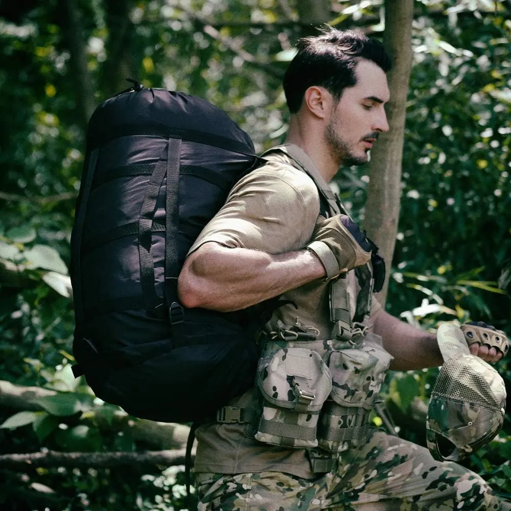 MT Army Military Modular Sleeping Bags System, Multi Layered with Bivy Cover for All Season, Woodland/Multicam