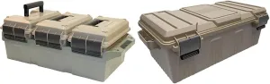 MTM AC3C 3-Can Ammo Crate (50 Caliber) Divided Ammo Crate Utility Box