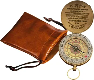 Nautical Compass Vintage Camping Survival Compass Navigation Tool for Home Studio Birthday