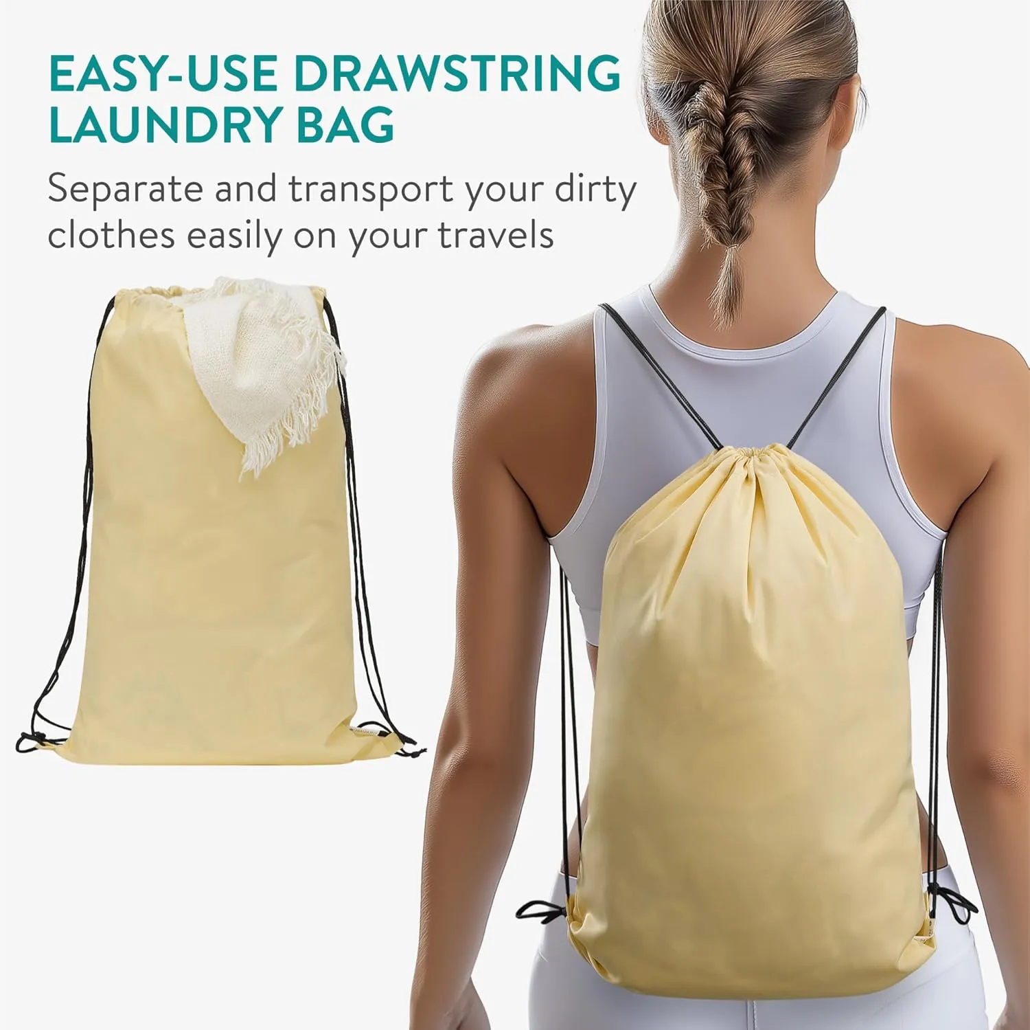 Navaris Compression Packing Cubes Set of 8 - Compressible Travel Bags for Packing Many Sizes - Lightweight Compression Travel Organizer Suitcase Carry On Luggage Backpacks - Beige