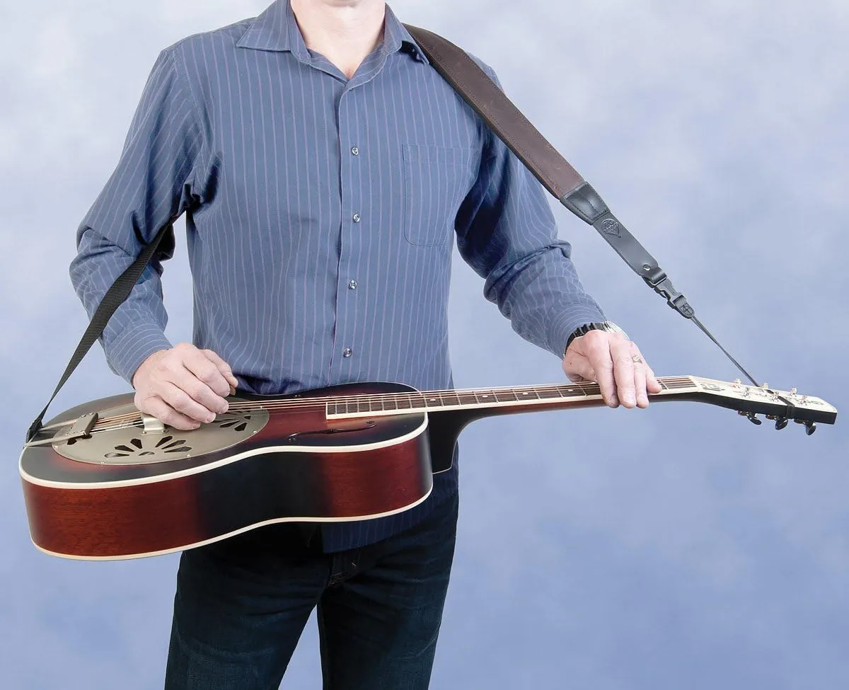 Neotech Dobro Slimline, Banjo, Long, Tan Leather Guitar Strap (8201662)