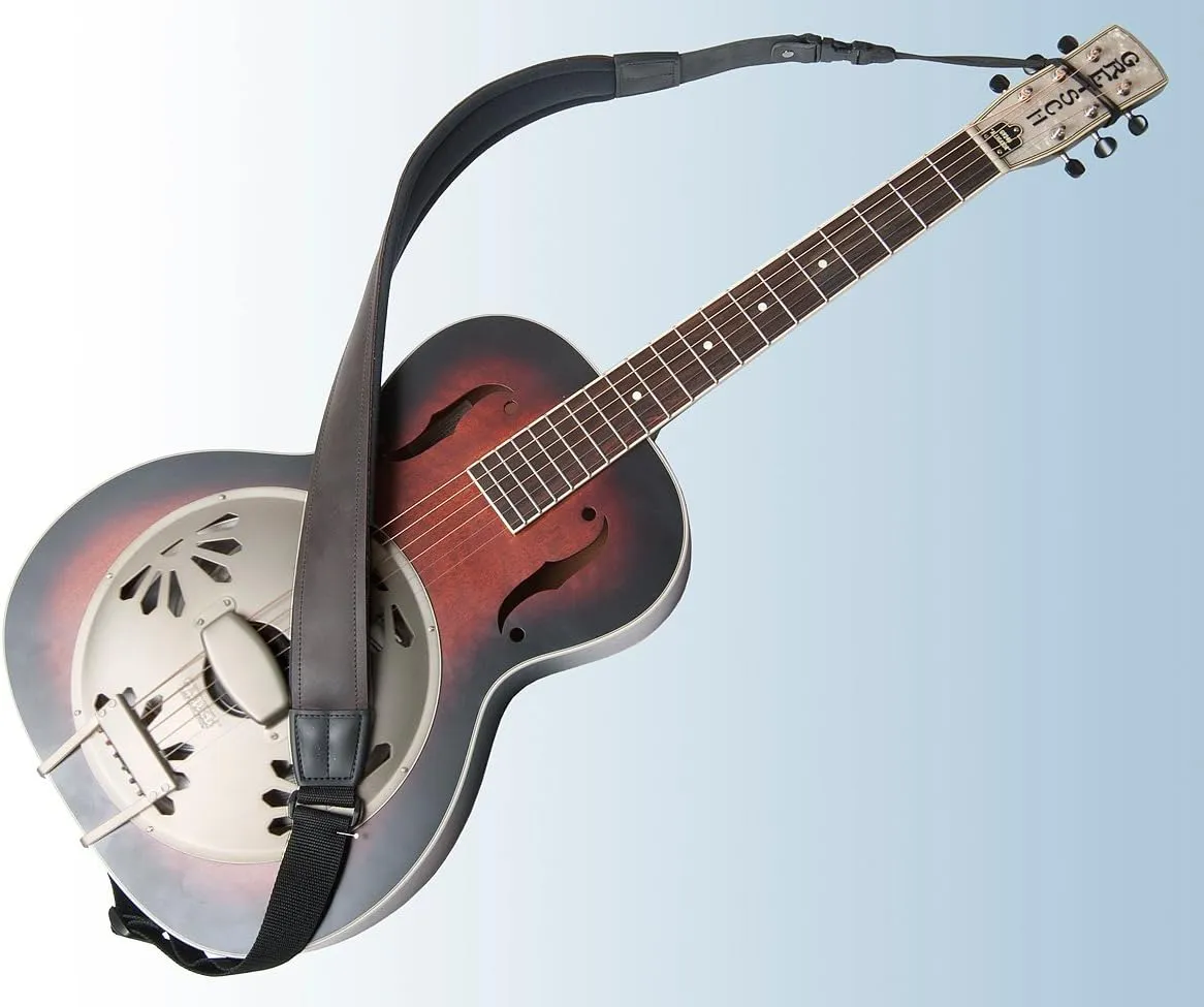 Neotech Dobro Slimline, Banjo, Long, Tan Leather Guitar Strap (8201662)