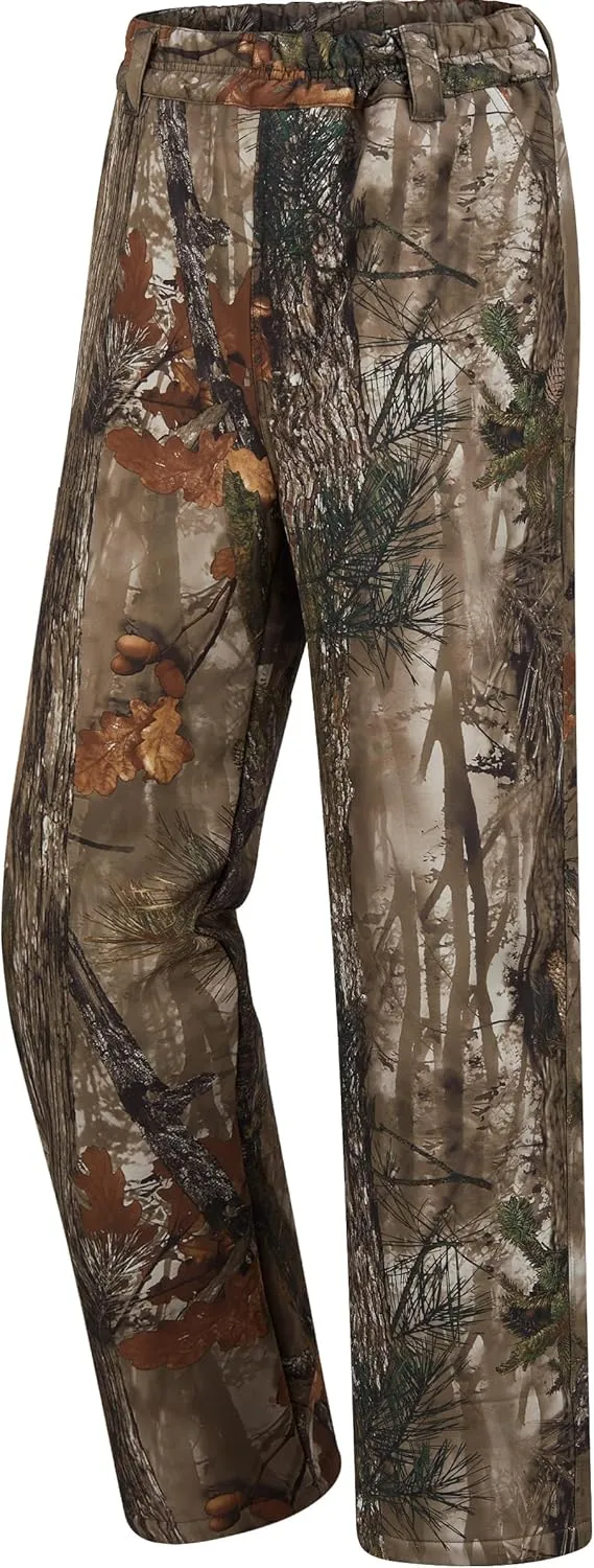 NEW VIEW Womens Camo Hunting Pants, Warm Fleece Lined Hunting Trousers, Lightweight Hunter Pants for Deer Duck Turkey Hunting