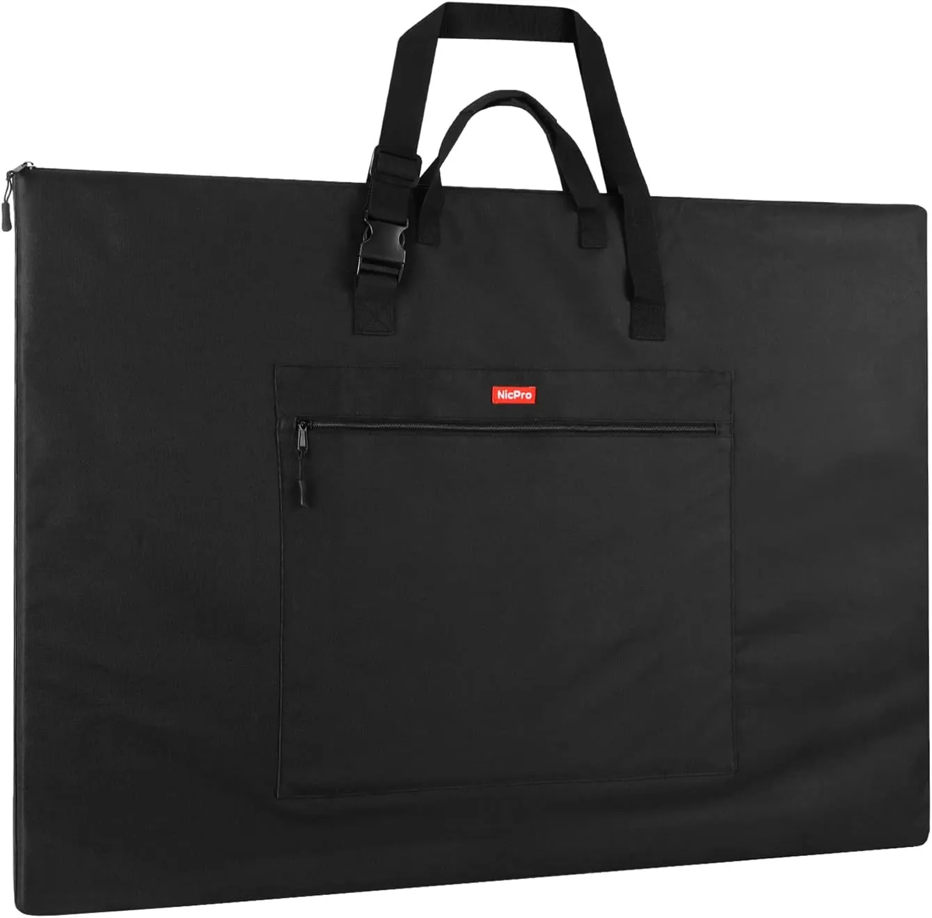 Nicpro Light Weight Art Portfolio Bag, 20 x 26 Inches Waterproof Nylon Art Portfolio Case with Shoulder & Handle Carry, for Artwork, Poster, Sketch Drawing, Canvas, Photography, Solar Panel Storage