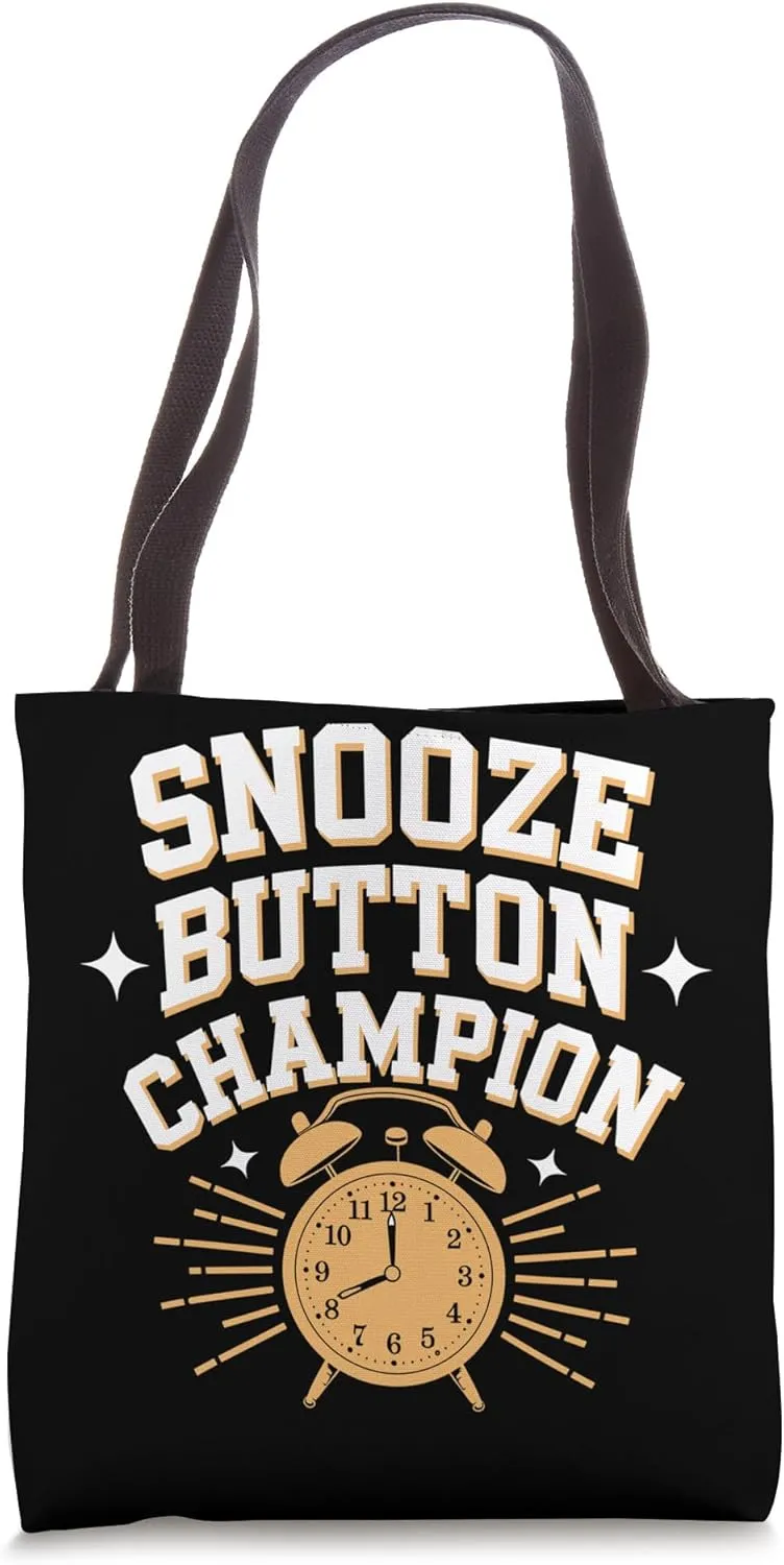 Night Owl Humor Morning Struggle Caffeine Dependent Tote Bag