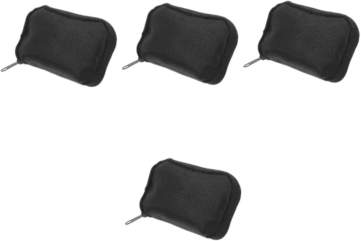 NOLITOY Blood Tester Case Diabetics Travel Case 4pcs Blood Storage Bag Travel Storage Bag Travel Organizer Bags Zipper Tote Bag Storage Bags Supplies Organizing Bag Fabric Black