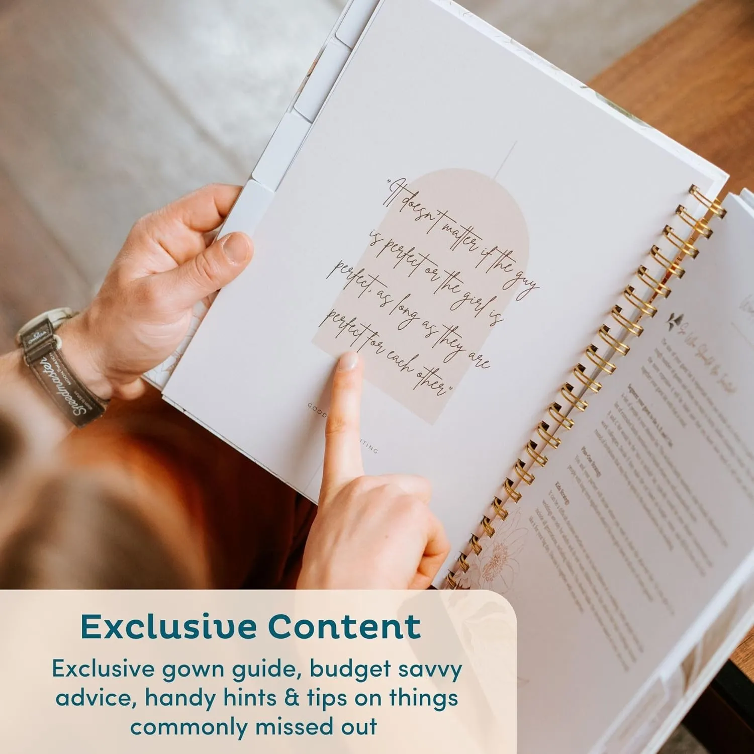 Nook Theory Comprehensive Wedding Planner and Keepsake - Perfect for Newly Engaged Gift, Wedding Planning and Organizer Book for the Bride (Blossom)