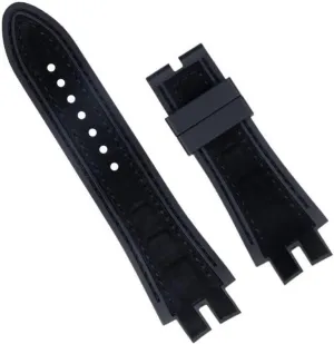 Nubuck Leather Silicone Watch Band For Roger Dubuis Strap For EXCALIBUR Series Belt Accessories