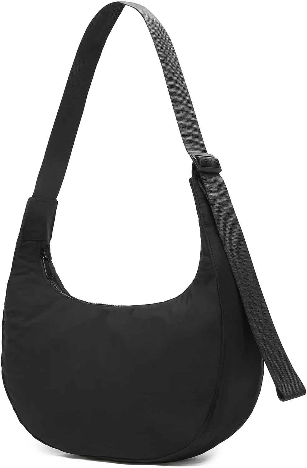 Nylon Crescent Crossbody Bags for Women,Shoulder Casual Dumpling Purse