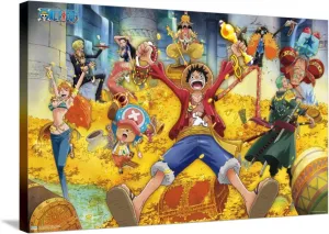 One Piece: Fishman Island - Treasure Canvas Wall Poster