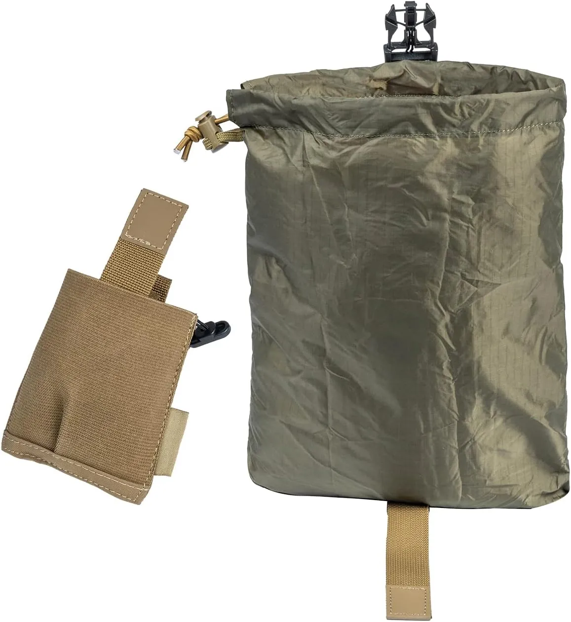 OneTirgis Dump Pouch - Tactical Belt Mounted MOLLE Dump Pouch, Roll Up Foldable Magazine Mag Pouch, Quick-Release Utility Waist Bag