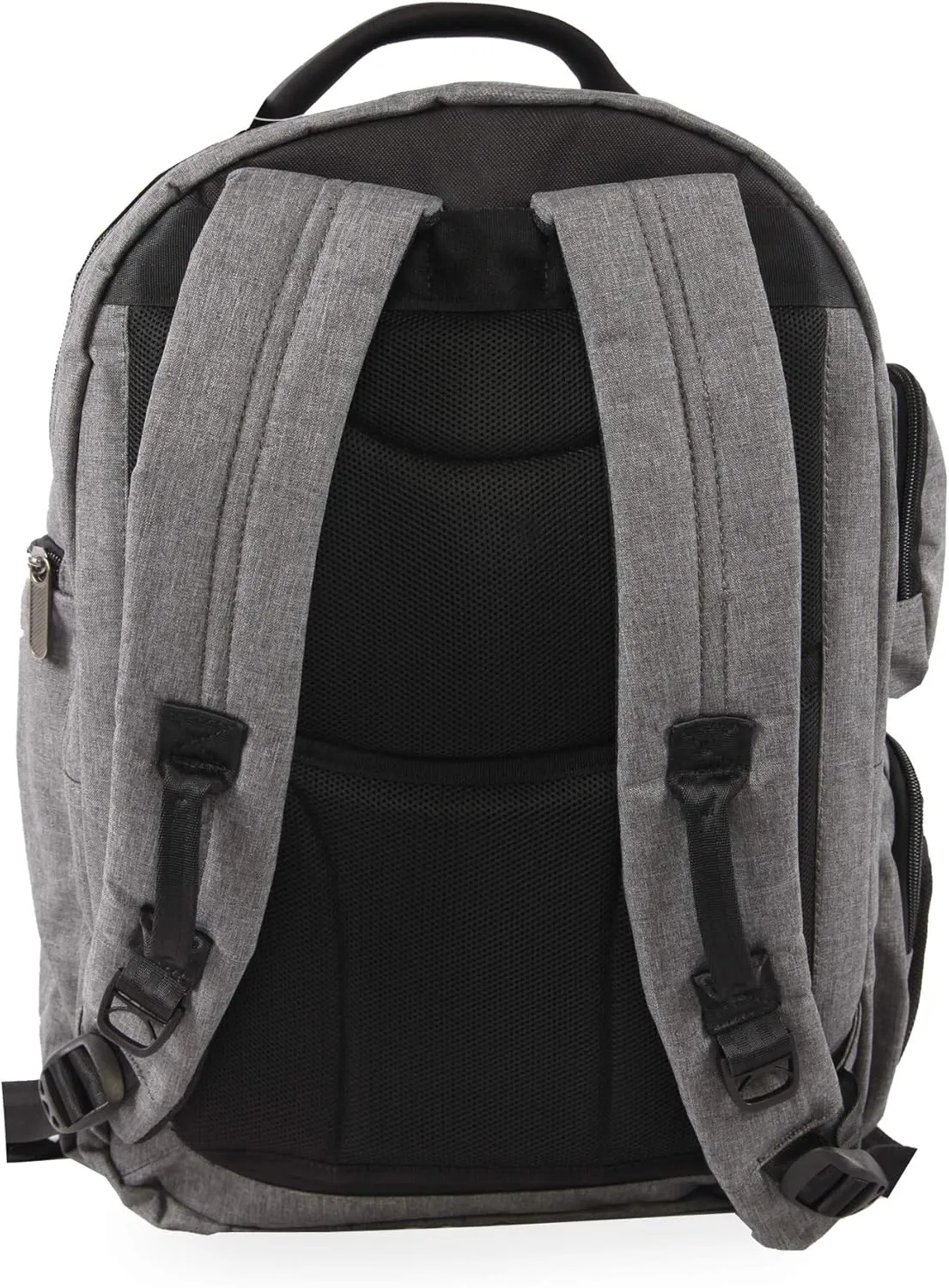 Original Penguin Men's Fletcher Laptop Backpack, Grey Crosshatch, 19 in