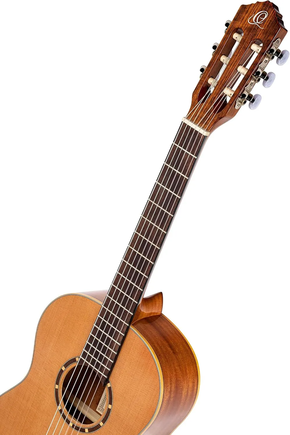 Ortega Guitars 6 String Family Series 3/4 Size Nylon Classical Guitar w/Bag, Right, Cedar Top-Natural-Gloss, (R122G-3/4)