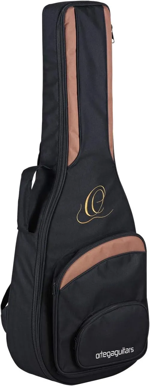 Ortega Guitars 6 String Family Series 7/8 Size Left-Handed Nylon Classical Guitar w/Bag, Cedar Top-Natural-Satin, (R122-7/8-L)