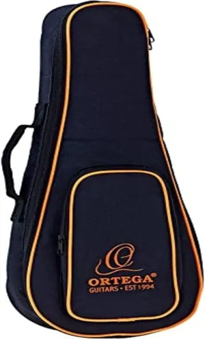 Ortega Guitars Sopranino Ukulele Standard Gig Bag-10 mm Soft Padding-Black, (OUBSTD-SI)